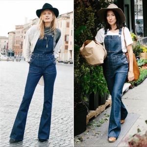 Vintage Madewell flea market flare overalls
